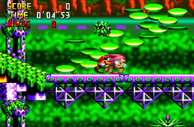 Игра Knuckles’ Chaotix Сега