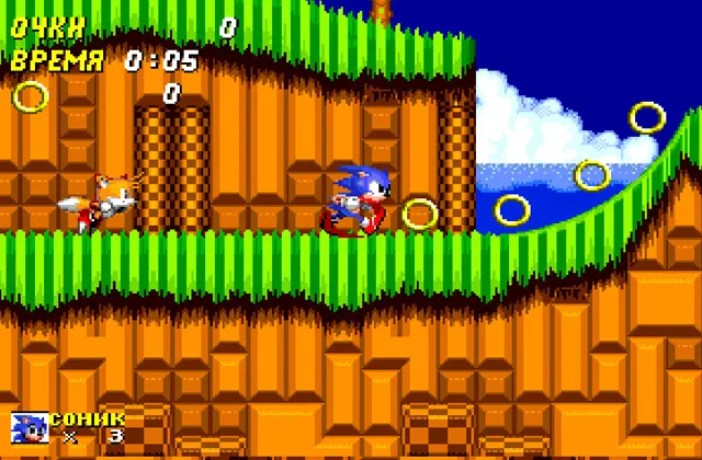 Игра Sonic The Hedgehog 2 Сега