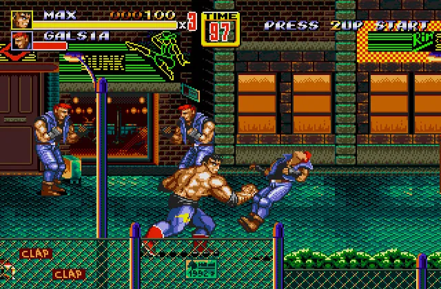 Игра Streets Of Rage 2 (Bare Knuckle 2) Сега