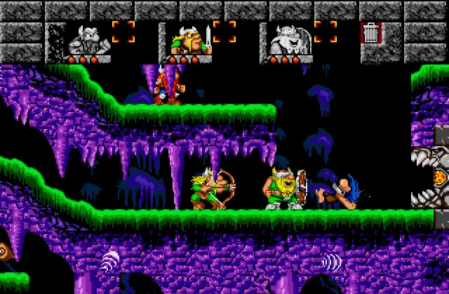 Игра The Lost Vikings Сега