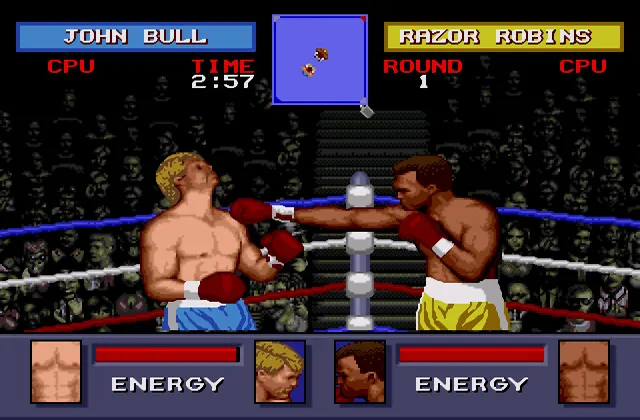 Игра Evander Holyfield’s Real Deal Boxing Сега