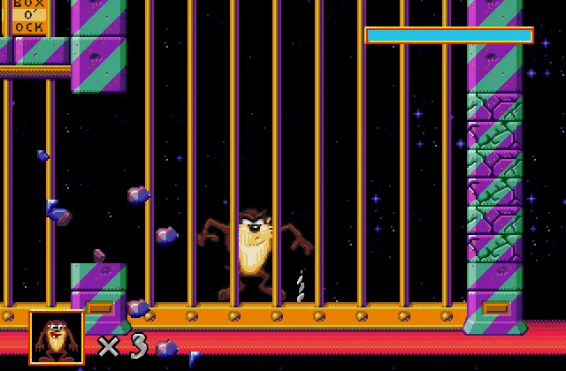 Играть онлайн в Taz In Escape From Mars Сега