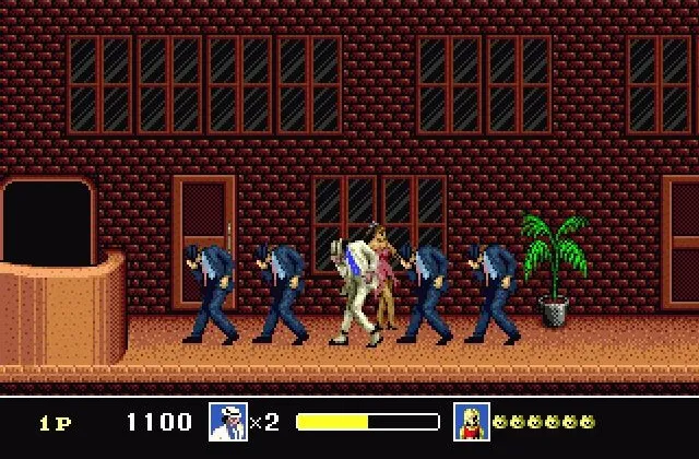 Игра Michael Jackson’s Moonwalker Сега