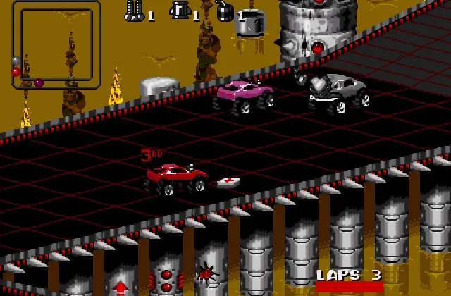 Jeu Rock'n Roll Racing Sur Sega Megadrive - Version 1994 - Complet Et Testé