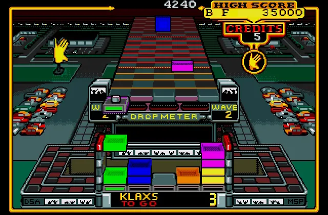 Игра Klax Сега
