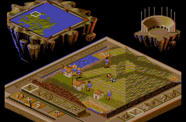 Играть онлайн в Populous 2 — Two Tribes Сега