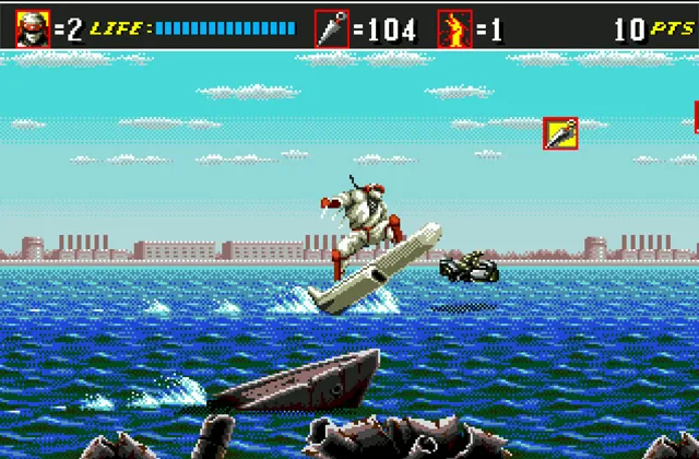 Играть онлайн в Shinobi III: Return of the Ninja Master Сега