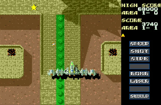 Играть онлайн в Slap Fight MD Сега