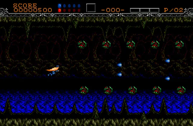 Играть онлайн в Gynoug (Wings of Wor) Сега
