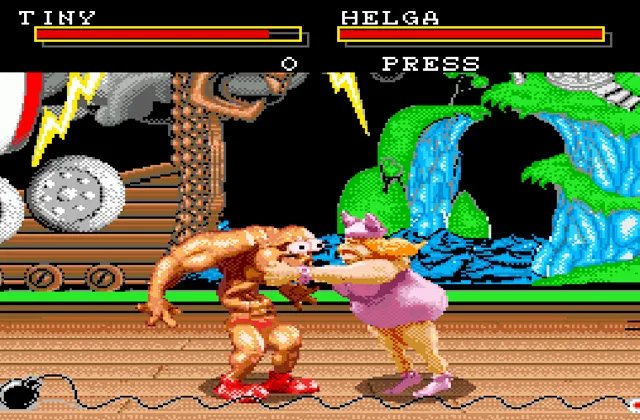 Игра Clay Fighter Сега