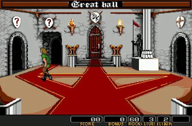 Играть онлайн в Dark Castle Сега