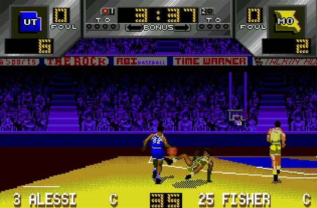 Игра Dick Vitale’s «Awesome, Baby!» College Hoops Сега