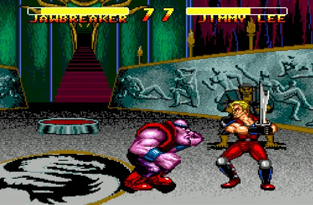 Играть онлайн в Double Dragon V: The Shadow Falls Сега