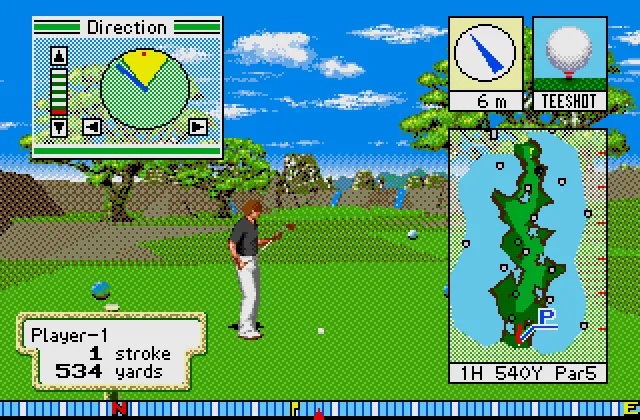 Игра New 3D Golf Simulation: Devil’s Course Сега