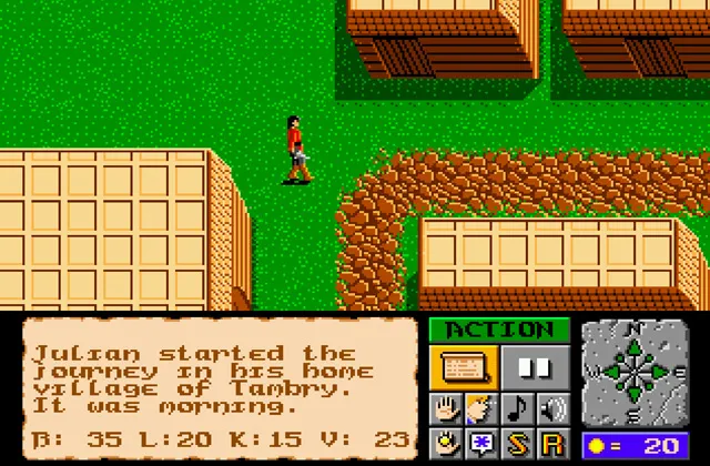 Играть онлайн в Faery Tale Adventure, The Сега