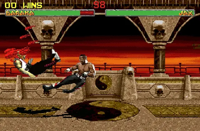 Играть онлайн в Mortal Kombat II Сега