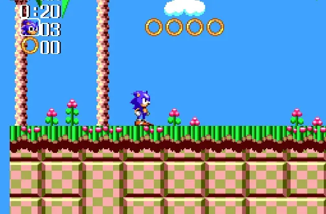 Играть онлайн в Sonic Chaos Сега