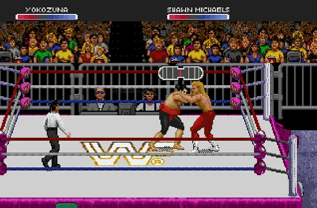 Играть онлайн в WWF Raw Сега