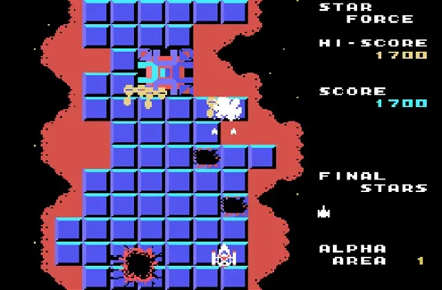 Играть онлайн в Star Force (SG-1000) Сега